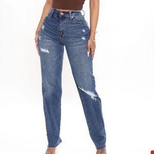 ripped boyfriend jeans